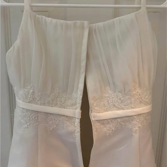 David's Bridal Flower Girl Dress Sz 12 - Picture 4 of 5